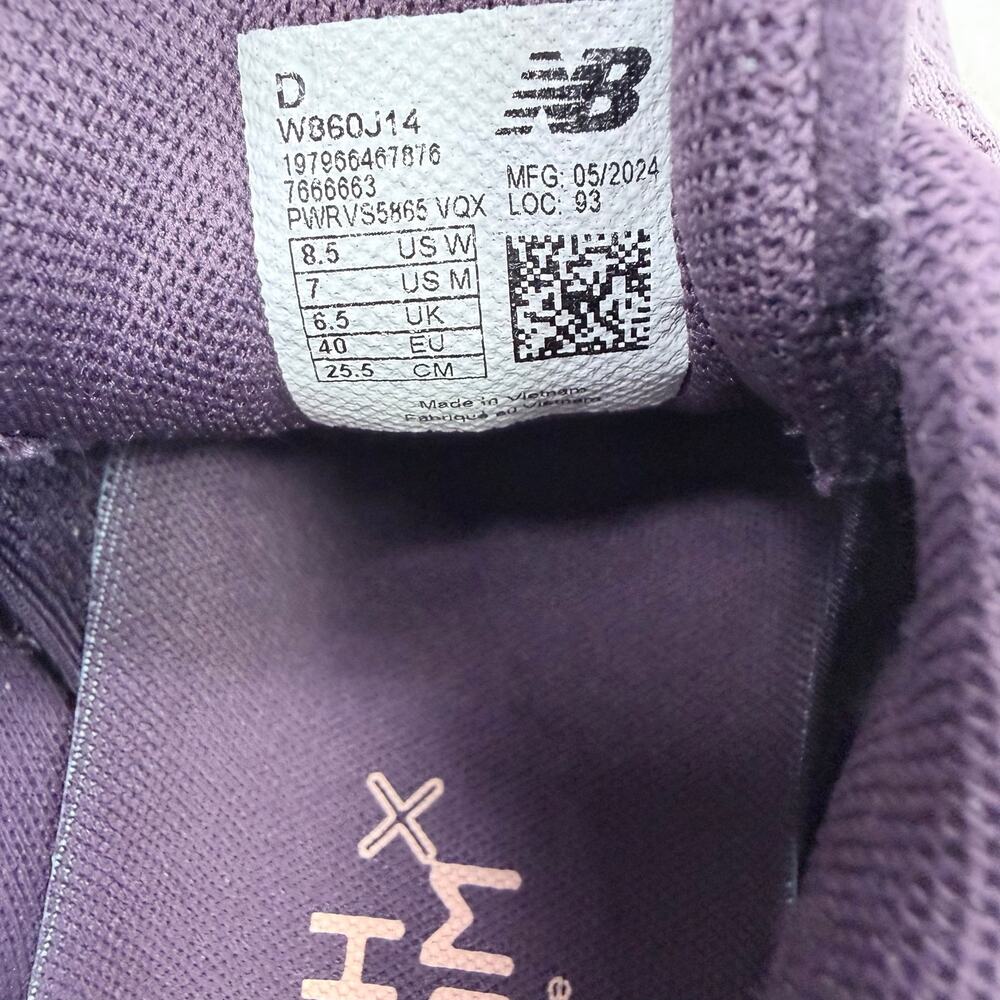 New Balance Fresh Foam X 860v14 Womens Running Shoes Ice Wine Plum Size 8.5 - Picture 10 of 10